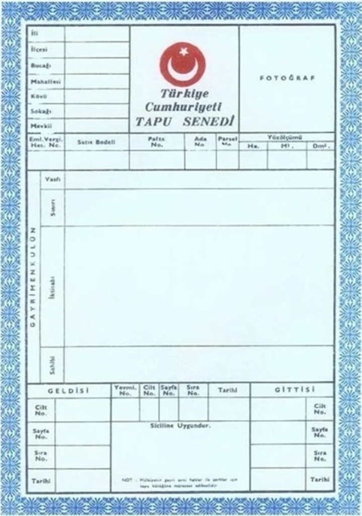 blue tapu,red tapu,Turkish real estate,Turkey Property Documents,Title deed